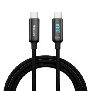 Faster VL-100 USB-C To USB-C 100W PD Braider Cable