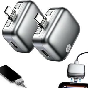 Type C Smart Auto Stop Charging Adapter, Auto Disconnect Charger – Portable USB Charger Automatically Stops When Fully Charged, Overcharge Protection